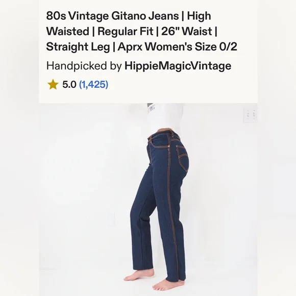 Vintage 80s Gitano Jeans - Picture 11 of 15